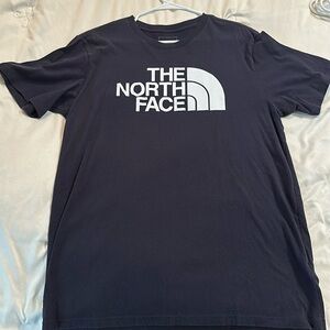Men’s Northface, navy shirt size large